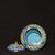Blue Vintage Blue Cloisonné Enamel Ginger Jar With Peony Motif and Lid For Sale - Image 8 of 9