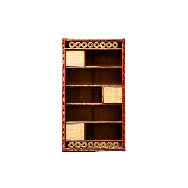 Bridget high cabinet in natural rattan by popus editions. Dimensions: w 100 x d 35 x h 185 cm. Materials: natural stained...