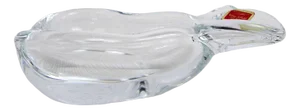 Mid-Century Crystal Pear Ashtray from Vannes Le Châtel