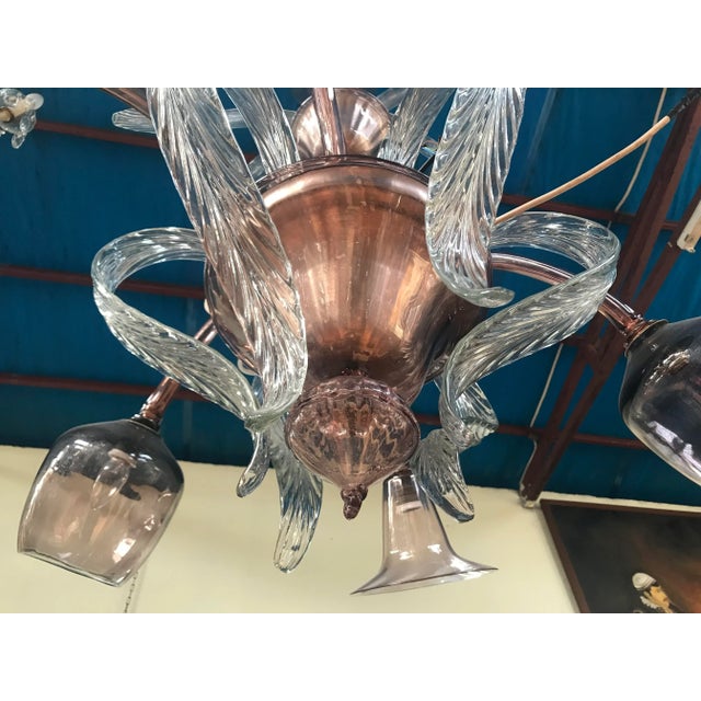 Venetian Chandelier in Murano Glass, 1940s For Sale - Image 17 of 18
