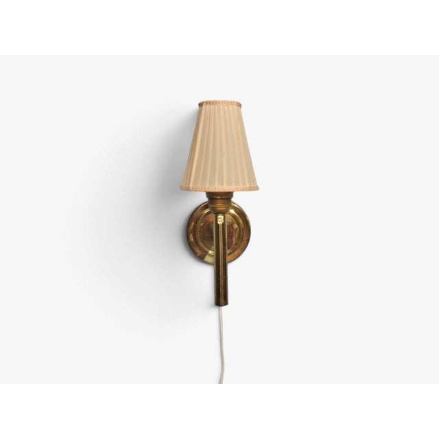 Tan Abo Randers, Danish Modern, Wall Sconces, Brass, Denmark, 1980s For Sale - Image 8 of 13