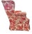 Brunschwig & Fils Custom English Wingback Chair in Red Toile by Brunschwig & Fils For Sale - Image 4 of 18