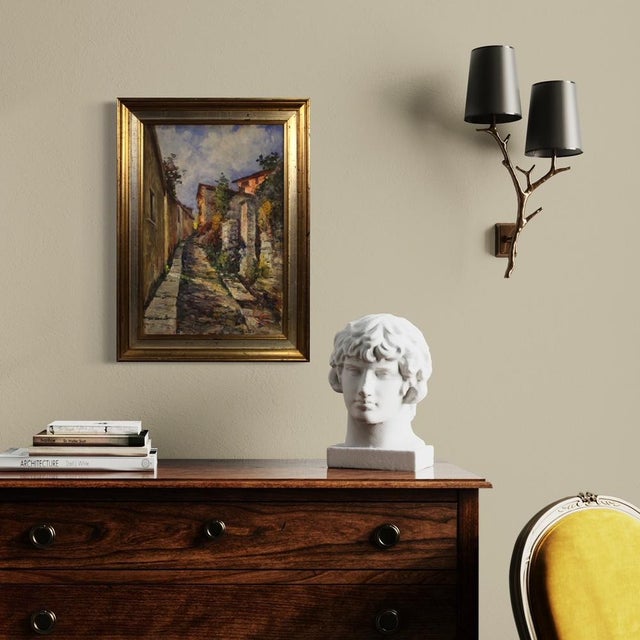 Italian Artist, Impressionist Landscape, 1970, Oil on Board, Framed For Sale - Image 12 of 16