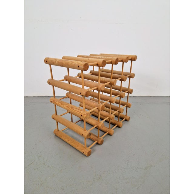 1960s Vintage Wine Rack attributed to Richard Nissen for Langaa, Denmark, 1960s For Sale - Image 5 of 8