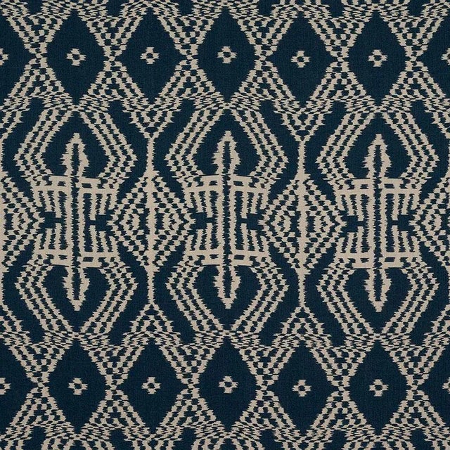 This relaxed, contemporary ikat is printed on unbleached Linen. With a substantial weight and sophisticated palette, it's...