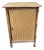 Antique Bamboo Cabinet With Rattan For Sale