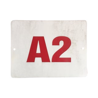 Vintage Theater Aisle Sign For Sale
