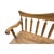 Wood 1960s Rockingham Maple Colonial Cattail Deacon's Bench Farmhouse For Sale - Image 7 of 17