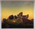 Shadow's Edge depicts a solitary mountain lion poised on a rocky outcrop, bathed in the warm glow of a setting sun. The...