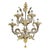 Glass Venetian Ca Rezzonico Murano Glass Wall Sconce with Gold Leaf and Flowers by Simoeng for Simoeng For Sale - Image 7 of 7