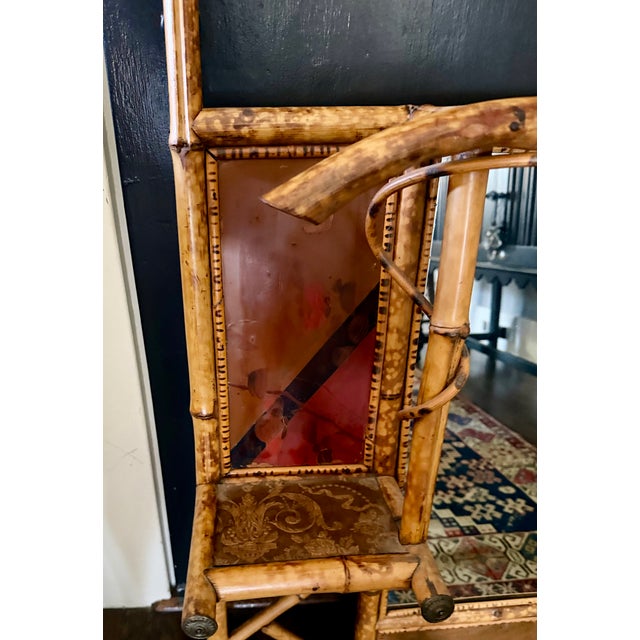 19th Century English Bamboo Mirror For Sale In Los Angeles - Image 6 of 17