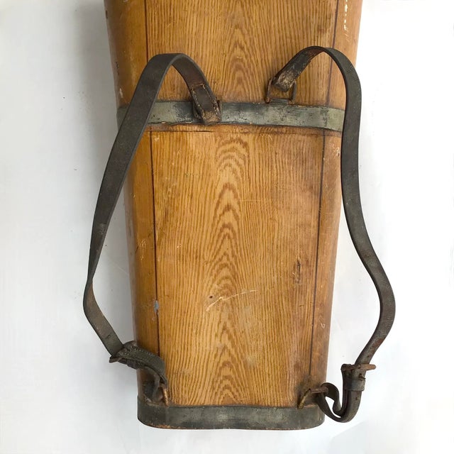 1930s European Monnogramed Grain Painted Grape Hod For Sale - Image 5 of 8