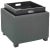 Single Tray Ottoman, Grey For Sale - Image 4 of 7