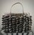 Mid 20th-Century Ash Splint Curly Weave Basket Wall Pocket in the Manner of Woodland Basket Makers of the Late 1800s For Sale - Image 14 of 18
