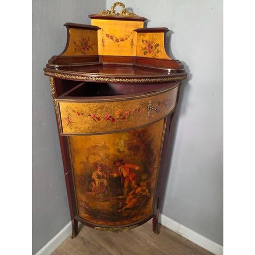 Antique French Corner Cupboard, 1900s For Sale - Image 10 of 10