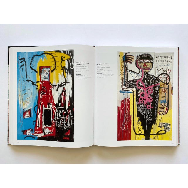 Jean Michel Basquiat " Paintings Catalogue Raisonne " Rare Vintage Landmark Volume Lithograph Print Large Hardcover Slipcase Two Books Set For Sale - Image 9 of 12