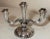 Vintage Sterling Silver German Gayer & Krauss Candle Holder Candelabra Modernist For Sale In New York - Image 6 of 12