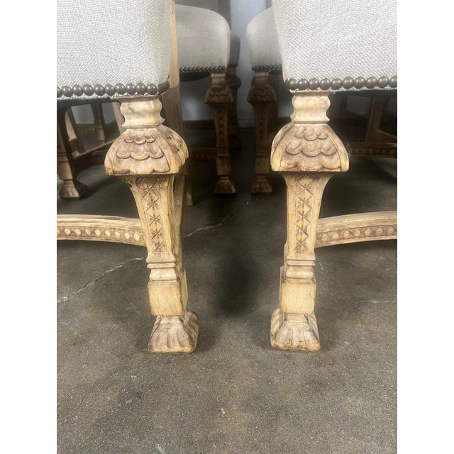 Set of Ten French Carved Wood Armchairs, Louis XV–Inspired, Early 20th Century For Sale - Image 15 of 18