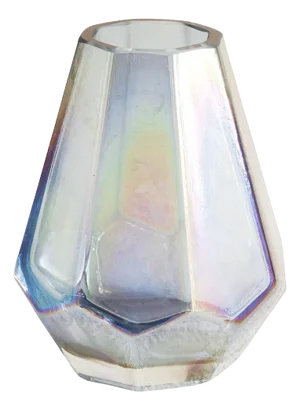 Art Deco Iridescent Glass Vase, 1930s