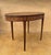 Vintage Oval Marquetry Side Table with Drawer, 1920 For Sale - Image 4 of 13