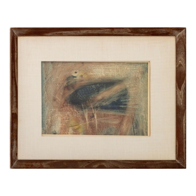 Reginald Weston Abstraction Mixed Media, 1950 For Sale