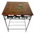 1990s Vintage Americana Southwestern Horse, Cowboy Boot, & Long Horn Steer Metal Framed Side Table For Sale