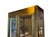 Hollywood Regency 1970s Mastecrcraft Hollywood Regency Brass and Glass Display Cabinet Set, A Pair For Sale - Image 3 of 5