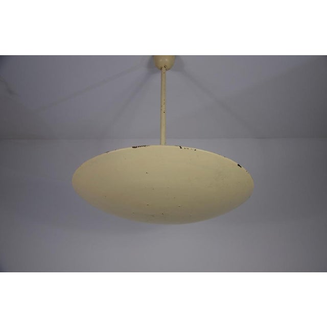 Gold Mid-Century Modern Metal Ceiling Lamp, Germany, 1960s For Sale - Image 8 of 14