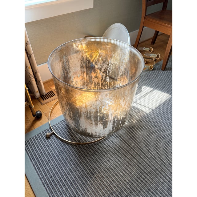 Visual Comfort Chapman & Myers Lorford Large Smoke Bell Lantern; 2 Available For Sale In Washington DC - Image 6 of 13