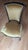 Wood 1980s Solid Mahogany Dining Table With Crushed Velvet Chairs For Sale - Image 7 of 11
