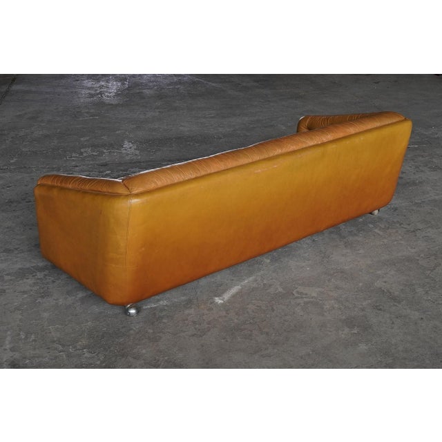 Animal Skin Vintage Three-Seater C610 Sofa by Geoffrey Harcourt for Artifort, Netherlands, 1970s For Sale - Image 7 of 9