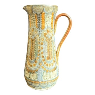 Large Stoneware Pitcher by Jean-Claude Courjault for Atelier La Cerisaie, 1970s For Sale
