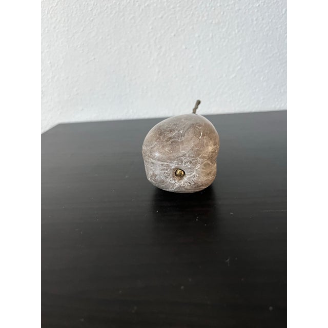 Late 20th Century Stone and Metal Pear Sculpture For Sale In Orlando - Image 6 of 7