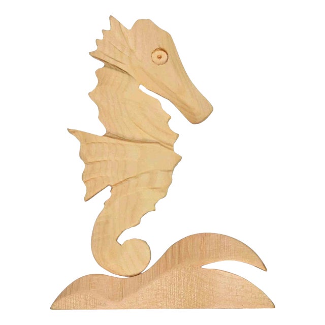 Fernando Codognotto, Sea Horse Wooden Sculpture, 2026, Wood For Sale