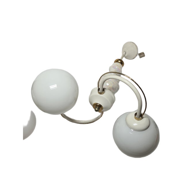 Vintage Art Nouveau Chandelier, Poland, 1970s For Sale - Image 6 of 8