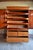 A 19th-century English mahogany cabinet. The cabinet can be transported in two parts. The height is 210 cm. The width is...
