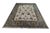 This traditional hand-knotted oriental rug features an elegant, high-contrast design characterized by an all-over floral...