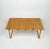 Folding coffee table in bamboo and Rattan with corners reinforced with steel. Made in Italy 1970s.