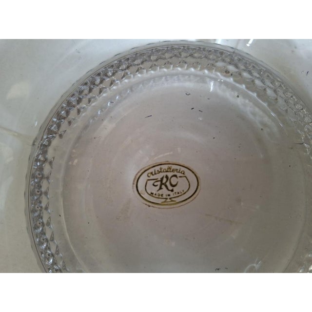 Glass Bohemian Crystal Ashtray, 1990s For Sale - Image 7 of 8