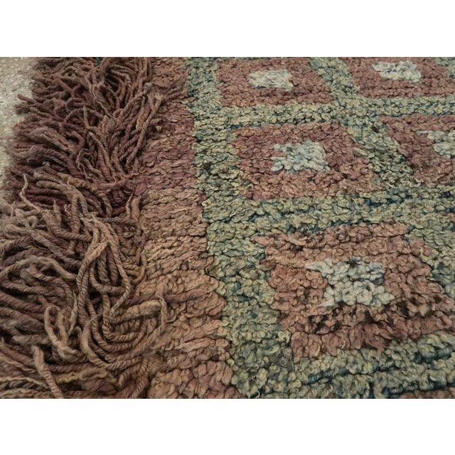 Art Deco Galerie Shabab Collection Mid-20th Century Handmade Tibetan Wangden Long Runner For Sale - Image 3 of 7