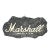 Vintage Marshall Amplification Stereo Rock & Roll Guitar Store Sign For Sale