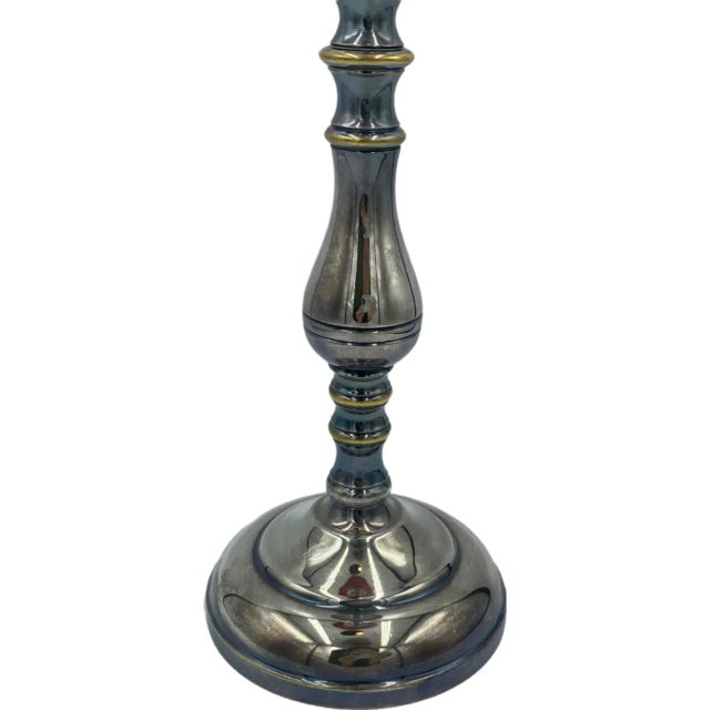 Silver Vintage El Morocco Nyc Nightclub Champagne Room Table Lamp New York 22" For Sale - Image 8 of 12