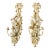 1900s Italian Gilt Wood Carved Sconces - Pair of 2 For Sale