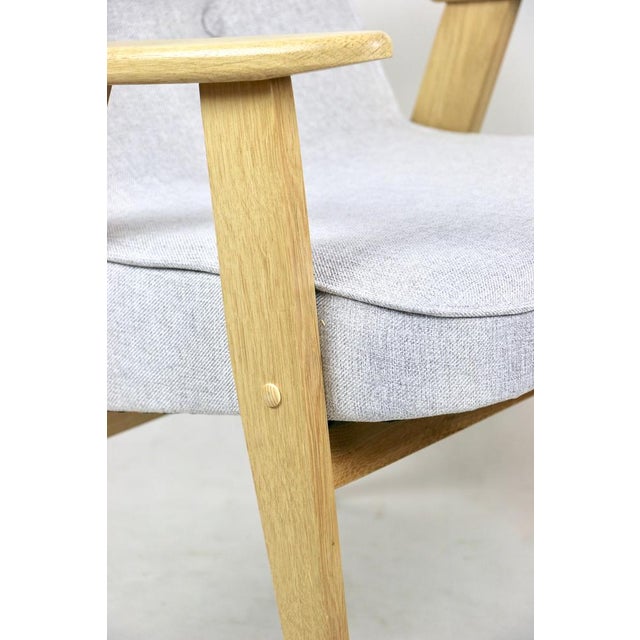 Beige & Gray Model 366 Lounge Chair by Józef Chierowski, 1970s For Sale - Image 14 of 15