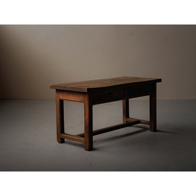 Antique French Oak Worktable, 1890s For Sale - Image 17 of 18