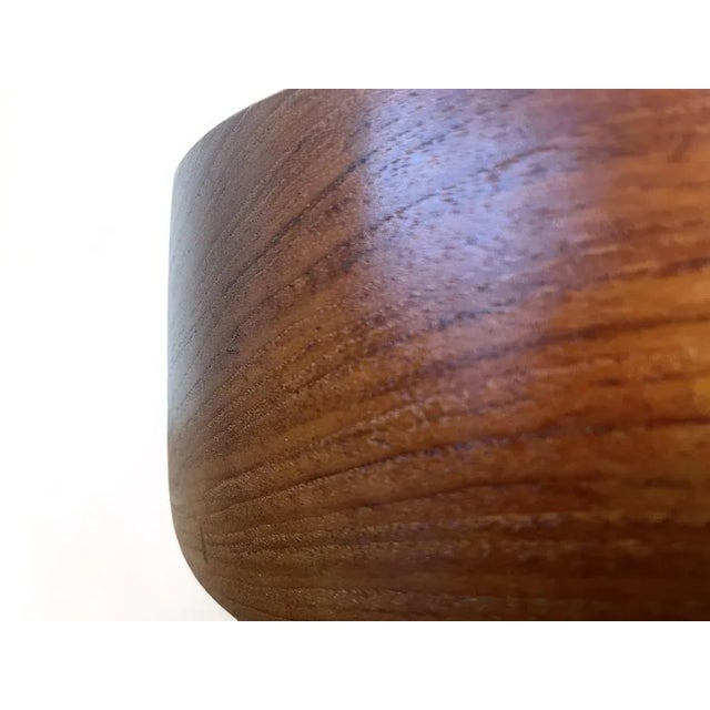 Large Danish Teak Bowl For Sale - Image 4 of 8