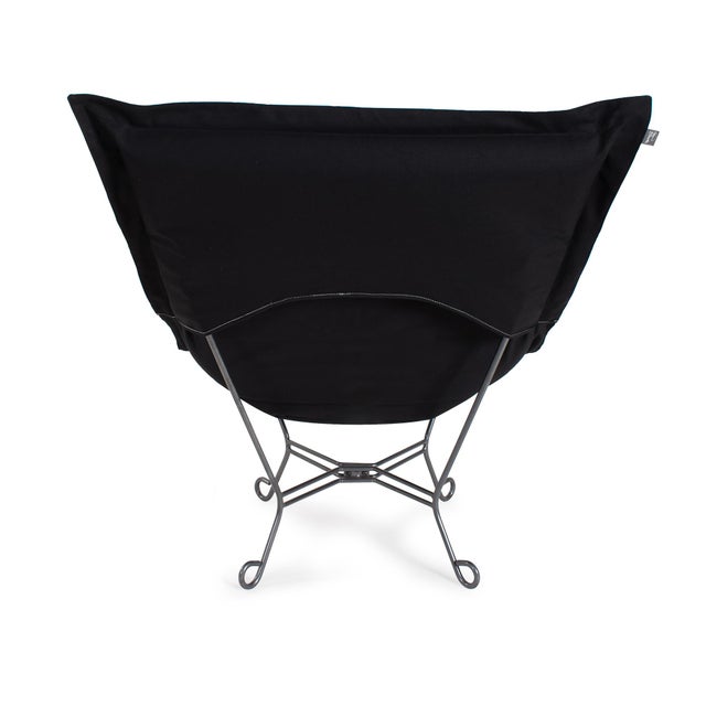 Contemporary Puff Chair Complete Prisma Navy For Sale - Image 3 of 8