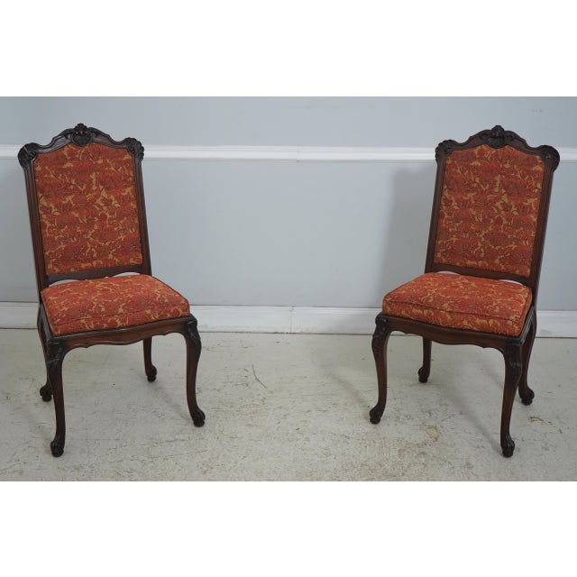 Set of 12 Paine French Louis XV Walnut Dining Chairs For Sale - Image 14 of 18