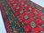 Red Red and Turquoise Turkmen Tribal Wool Runner Rug, 2'9" X 15'9" For Sale - Image 8 of 13