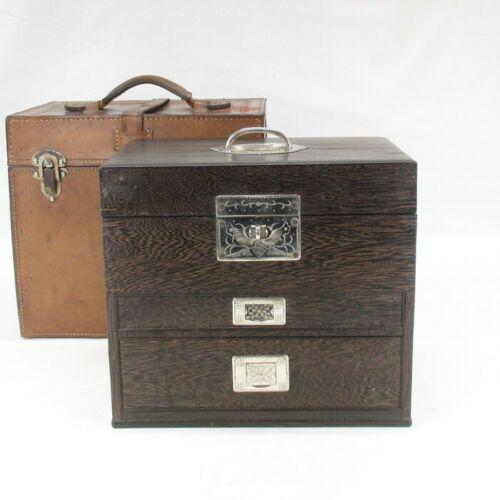 Ip Japanese Doctor S Bag Leather Wood Chest Of Drawers Metail